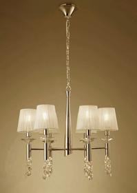 M3851FG  Tiffany FG Crystal Pendant 6+6 Light